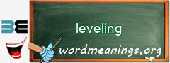 WordMeaning blackboard for leveling